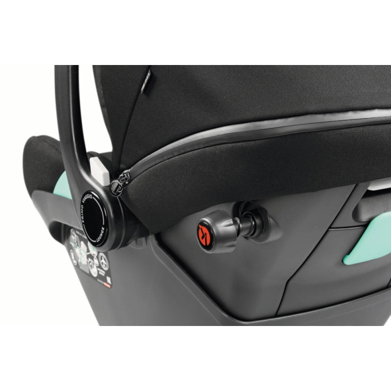 Peg Perego City Loop Chassis, Seat Unit & Primo Viaggio Car Seat Bundle - True Black