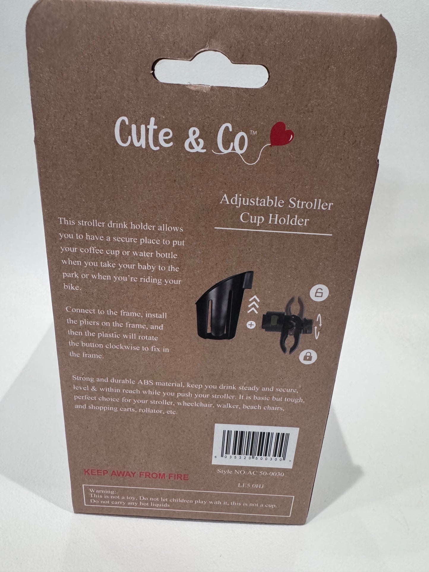 Adjustable Stroller Cup Holder