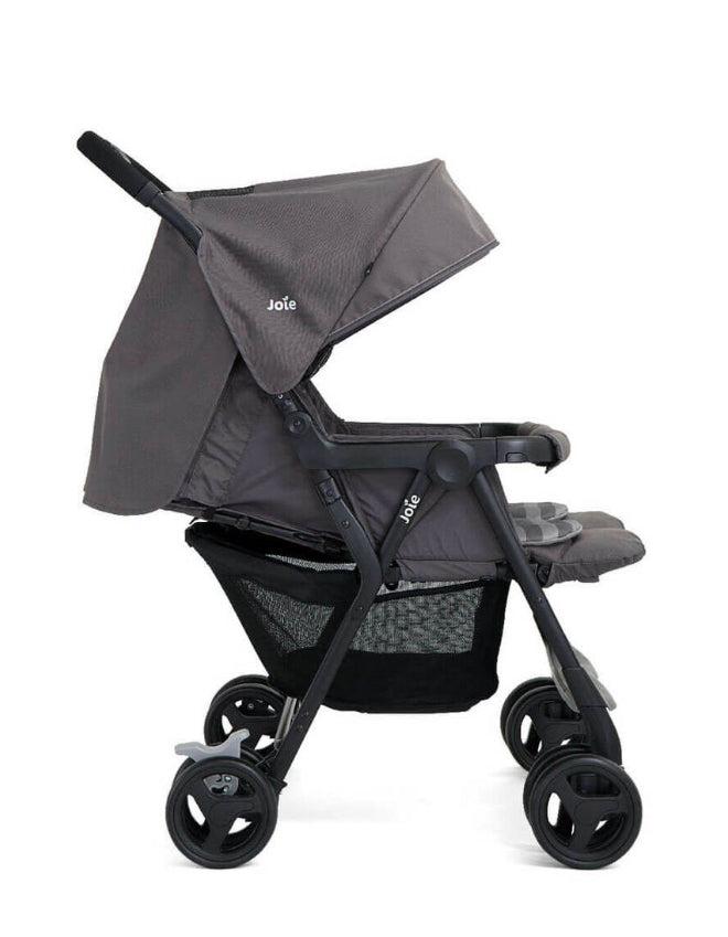 Joie Aire Twin Stroller inc 2 Footmuffs Ex display