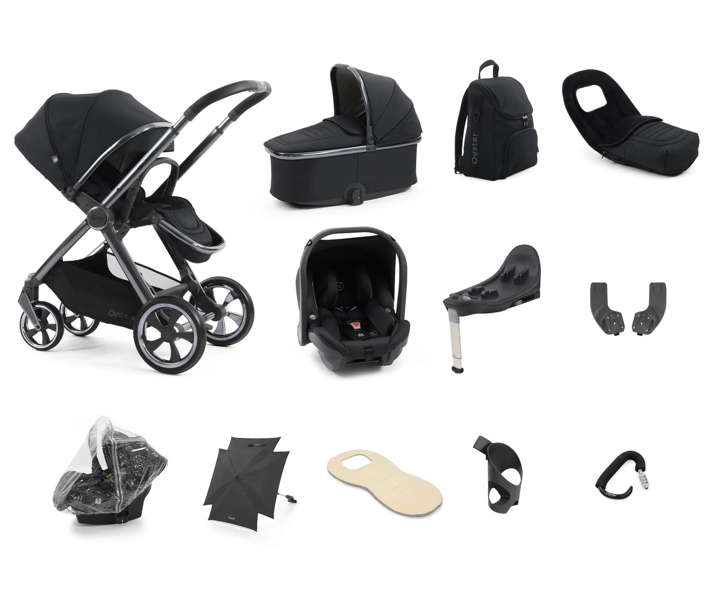 Babystyle Oyster 4 Bundle 12 Piece - Carbonite Ultimate Pre Order April Delivery