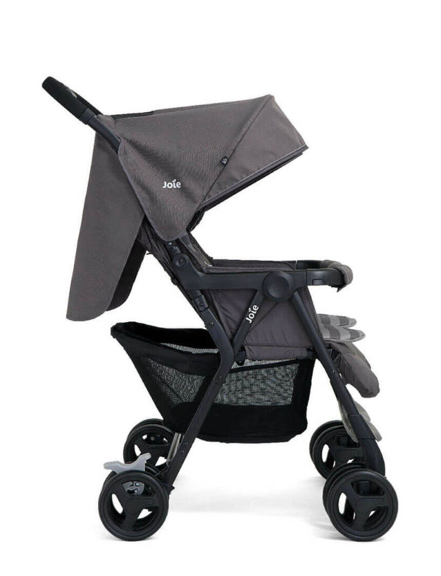 Joie Aire Twin Stroller inc 2 Footmuffs Ex display