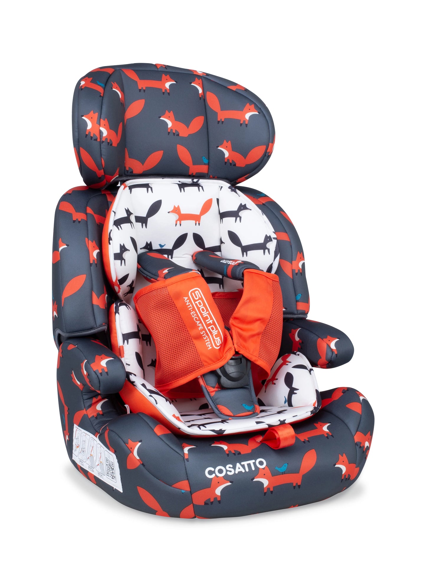 Cosatto Zoomi 123 Car Seat - Charcoal Mister Fox March Offer