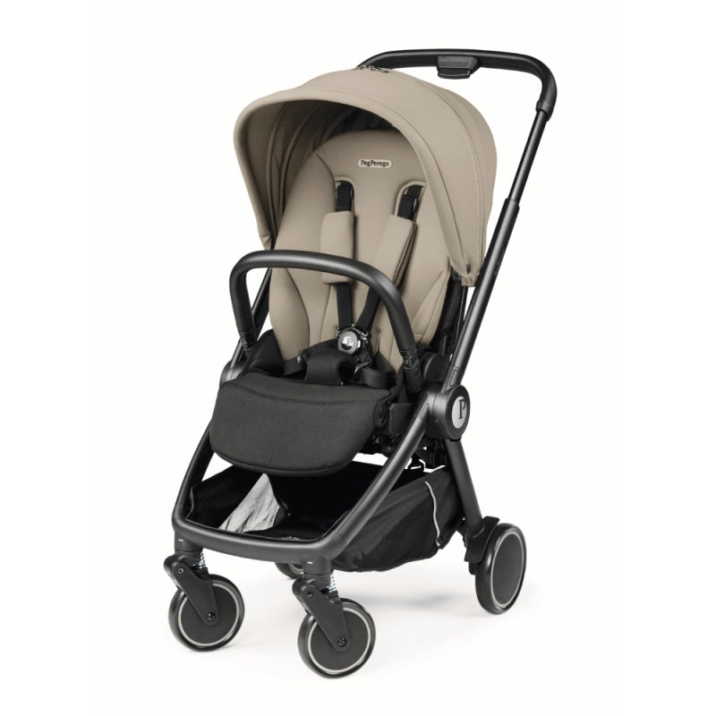 Peg Perego City Loop Chassis, Seat Unit, Carrycot & Primo Viaggio Car Seat Bundle - Vanilla Blend