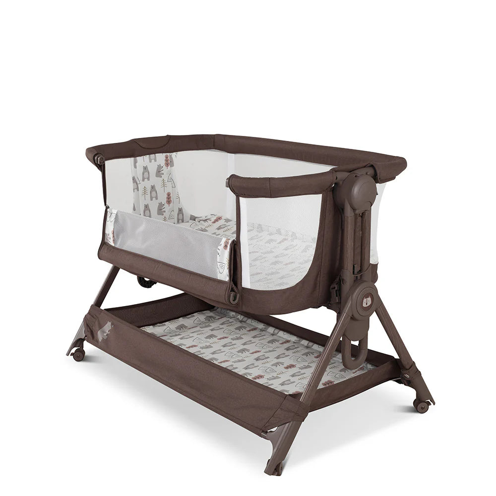 Cosatto Close to Me Folding Bedside Crib Bear Hug