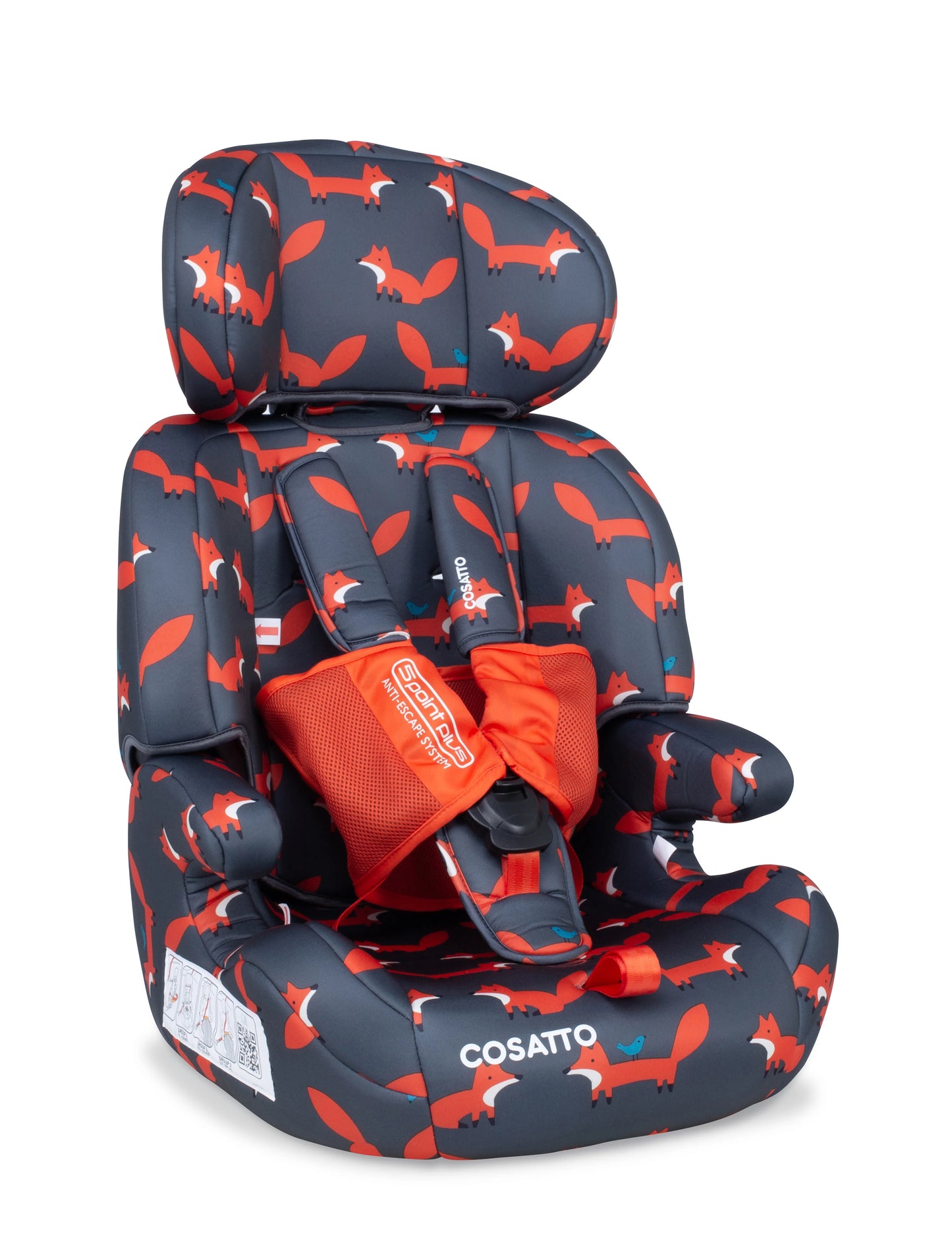 Cosatto Zoomi 123 Car Seat - Charcoal Mister Fox March Offer