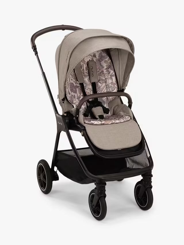 Nuna x Liberty Fantasy Land Collection Triv Next Generation Pushchair, LYTL Carrycot and Pipa Next Car Seat and Base Next Bundle Open Box