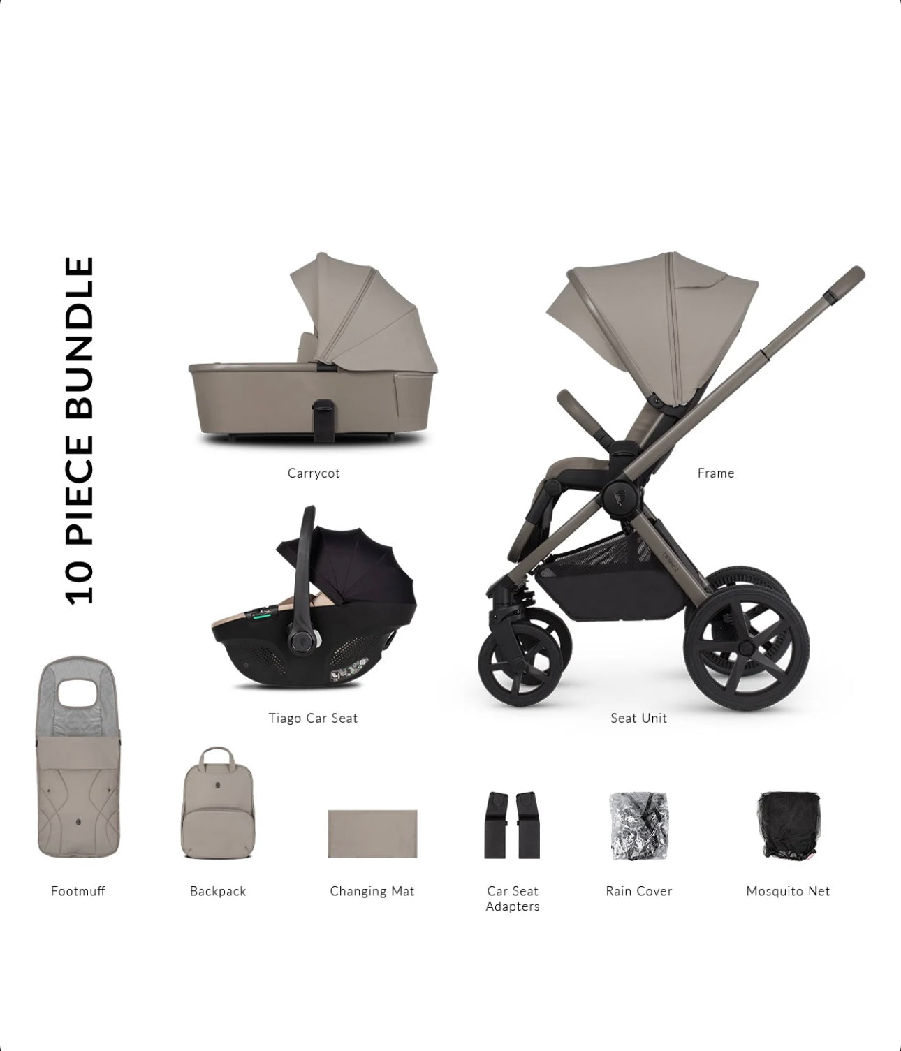 Venicci Upline 2 3 in 1 Taupe