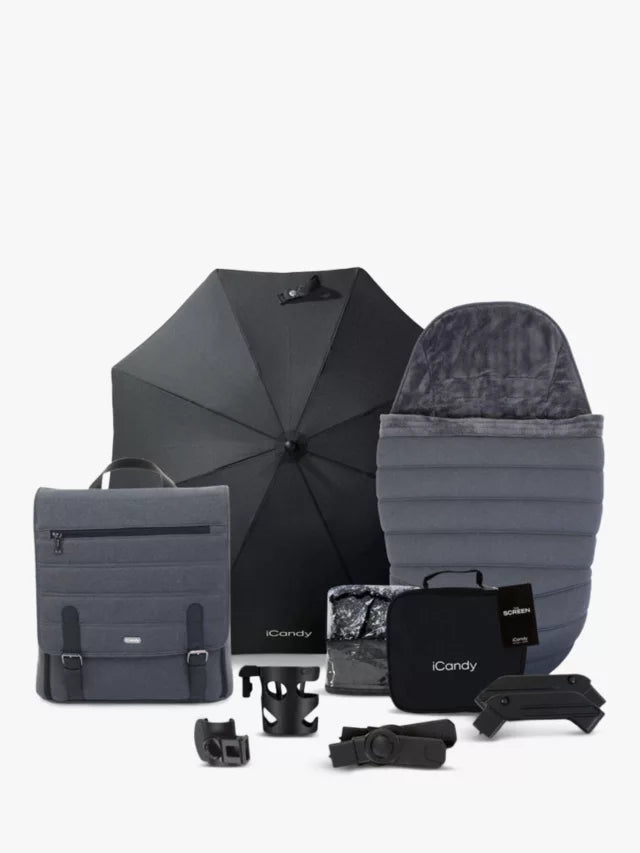 iCandy Peach 7 Pushchair & Accessories Bundle, Truffle