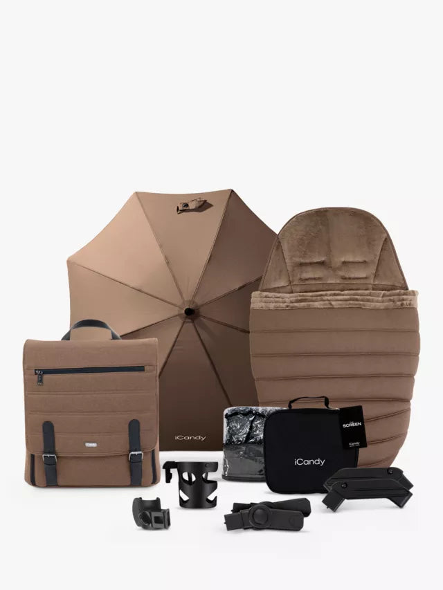 iCandy Peach 7 Pushchair & Accessories Bundle, Coco