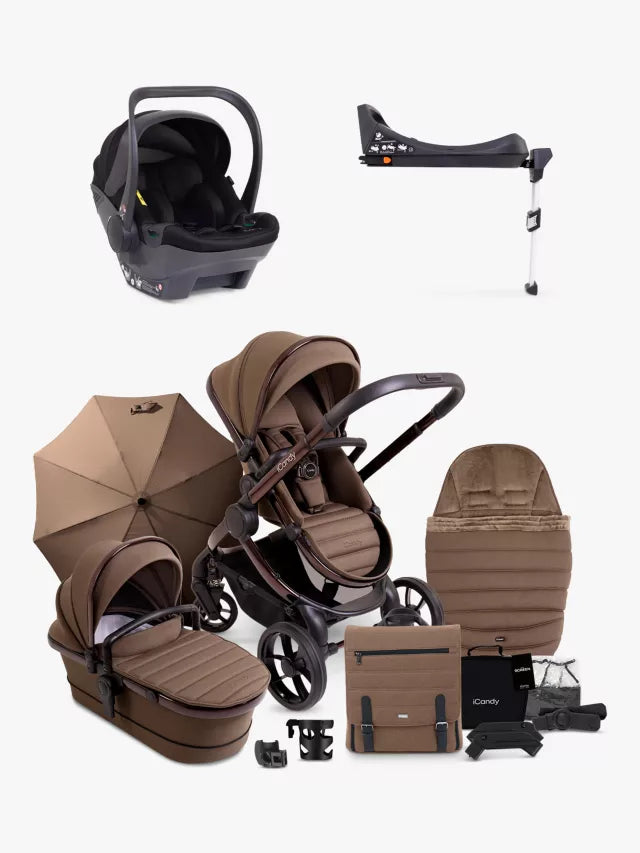 Icandy peach stroller and carrycot online