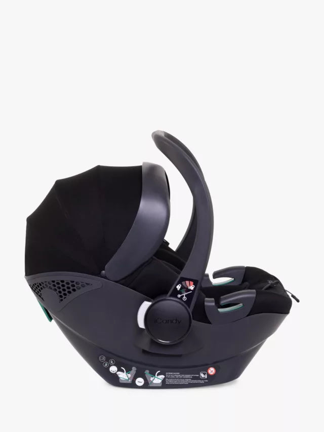 iCandy Peach 7 Pushchair, Carrycot & Accessories with Cocoon Car Seat and Base Travel Bundle, Coco