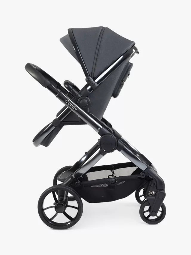 iCandy Peach 7 Pushchair, Carrycot & Accessories with Cocoon Car Seat and Base Travel Bundle, Truffle