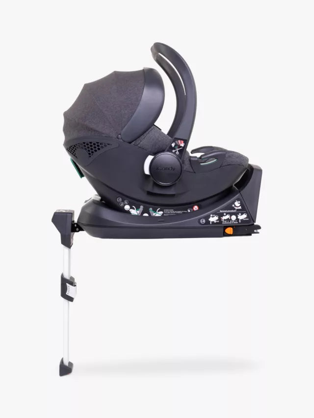 iCandy Peach 7 Pushchair, Carrycot & Accessories with Cocoon Car Seat and Base Travel Bundle, Truffle