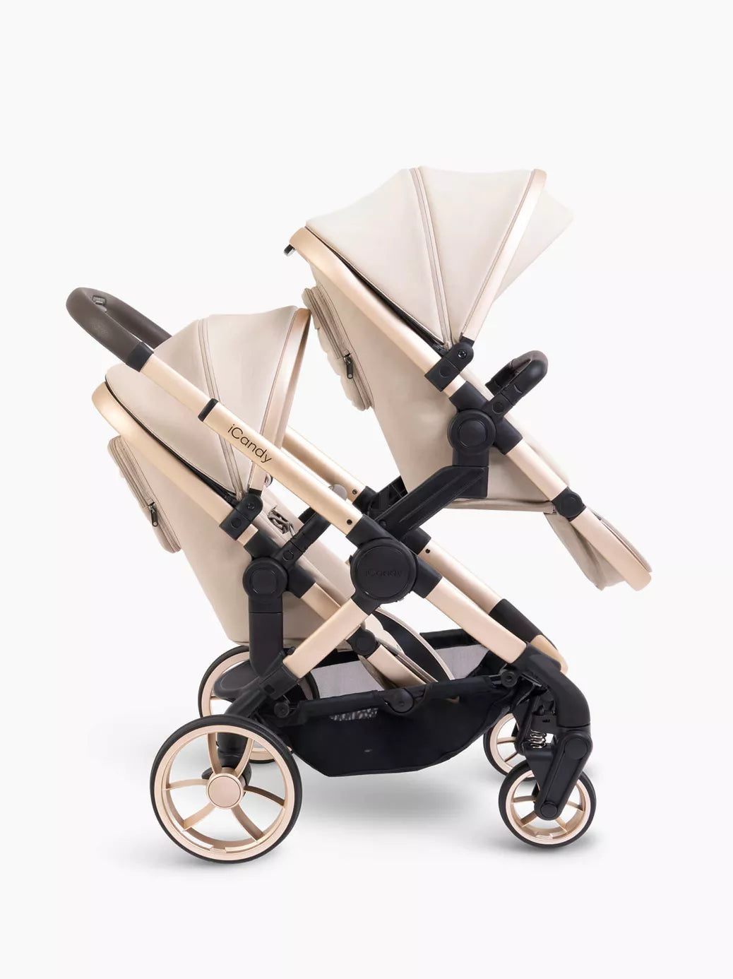 iCandy Peach 7 Twin Pushchair and Carrycot, Biscotti
