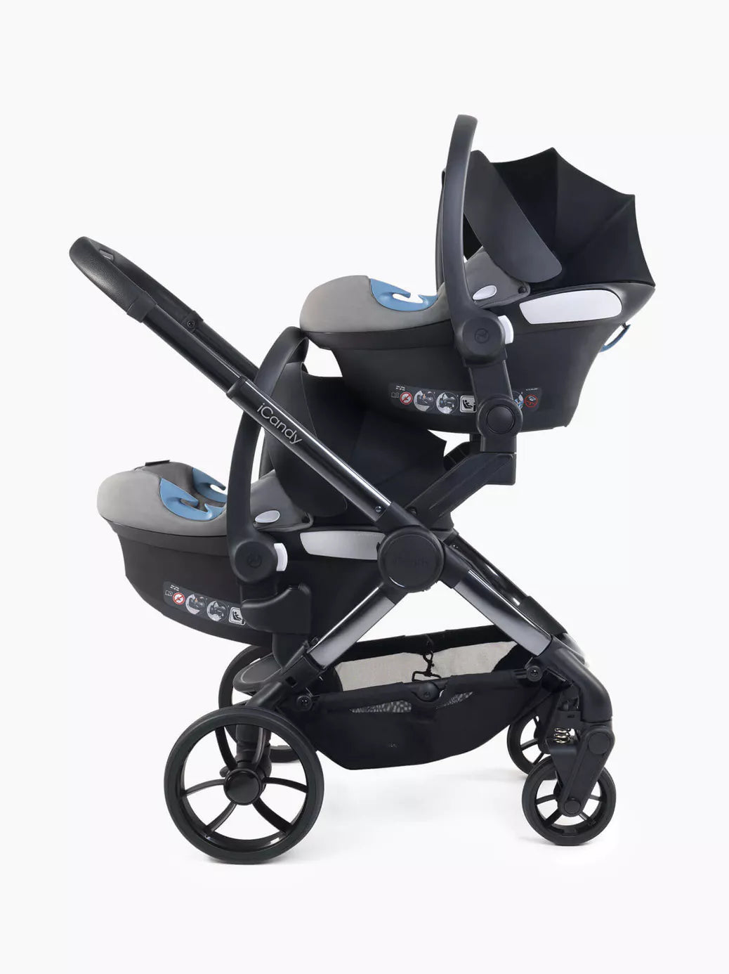 iCandy Peach 7 Twin Pushchair and Carrycot, Truffle