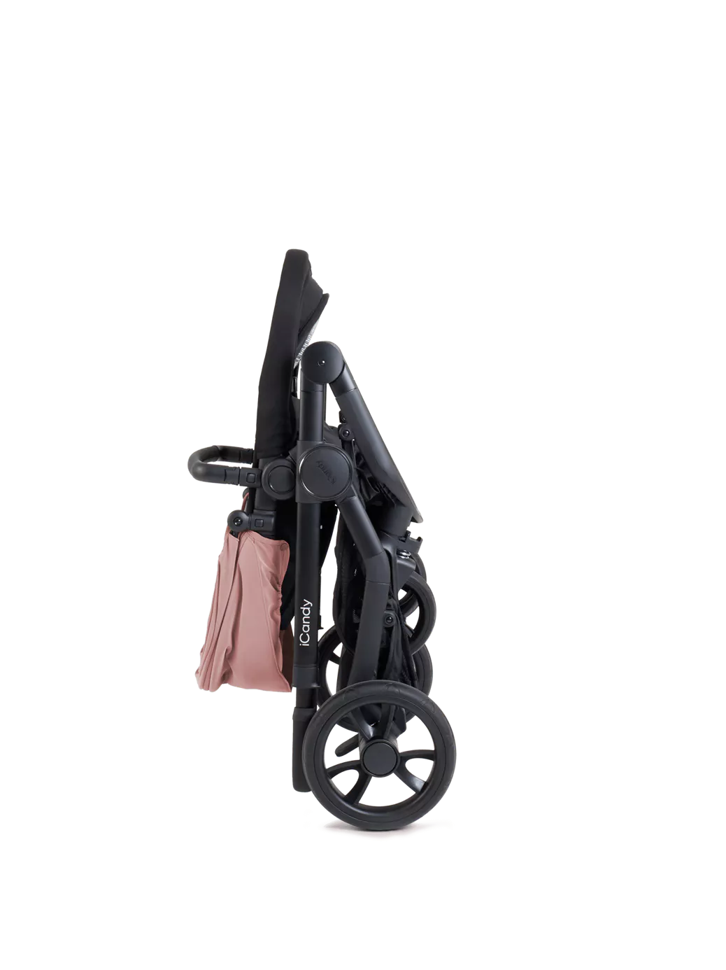 iCandy Orange 4 Pushchair, Carrycot and Accessories Complete Bundle Jet /Rose