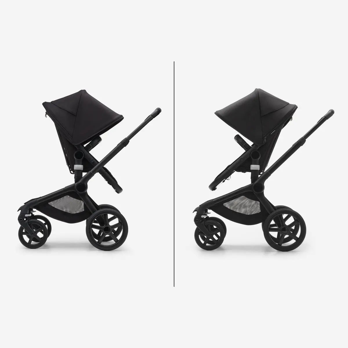 Bugaboo Fox 5 carrycot and seat pushchair Midnight Black