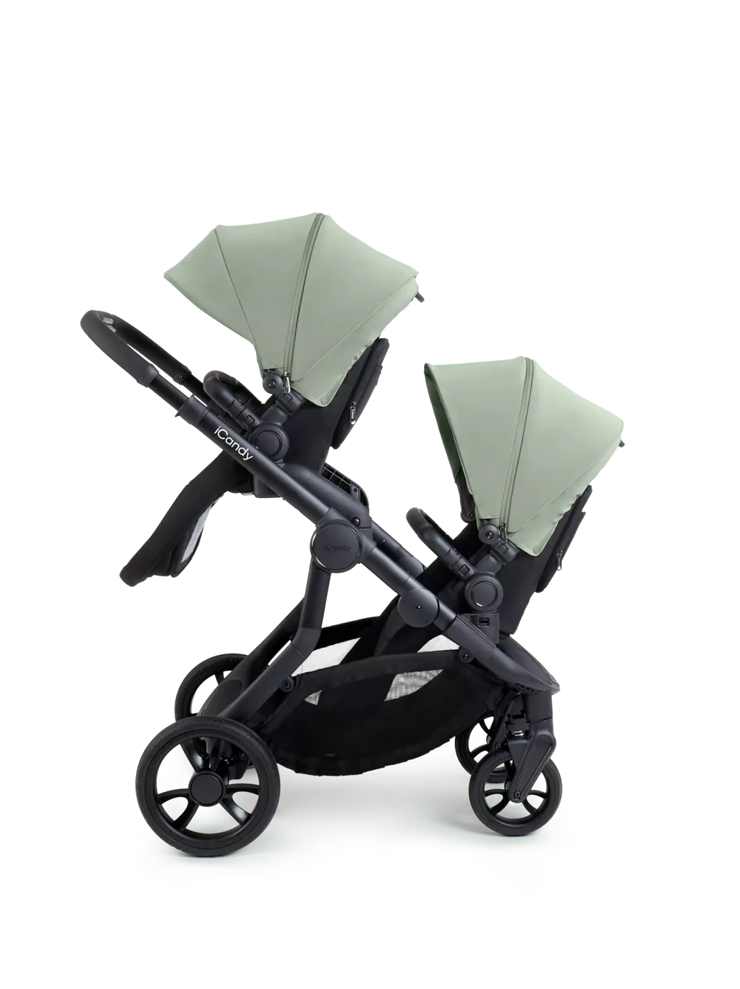 Orange 4 Twin Pushchair Bundle Jet Pistachio
