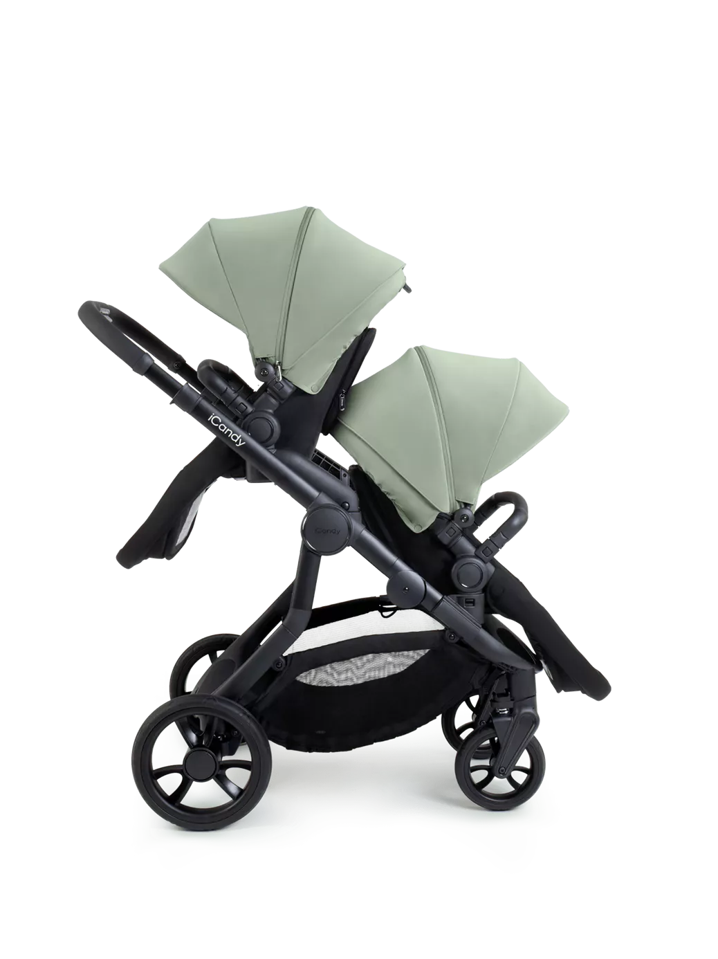 Orange 4 Twin Pushchair Bundle Jet Pistachio