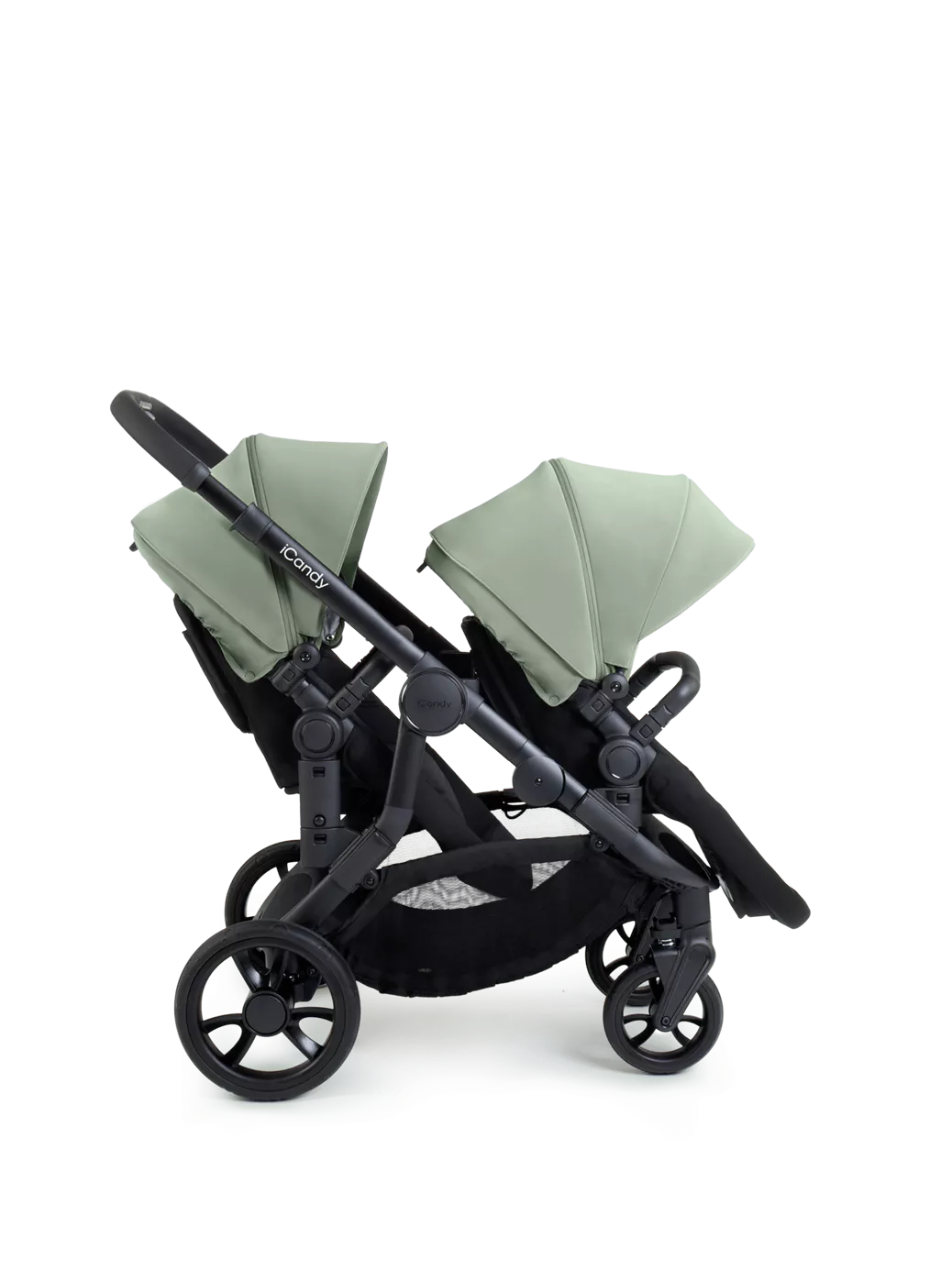 Orange 4 Twin Pushchair Bundle Jet Pistachio