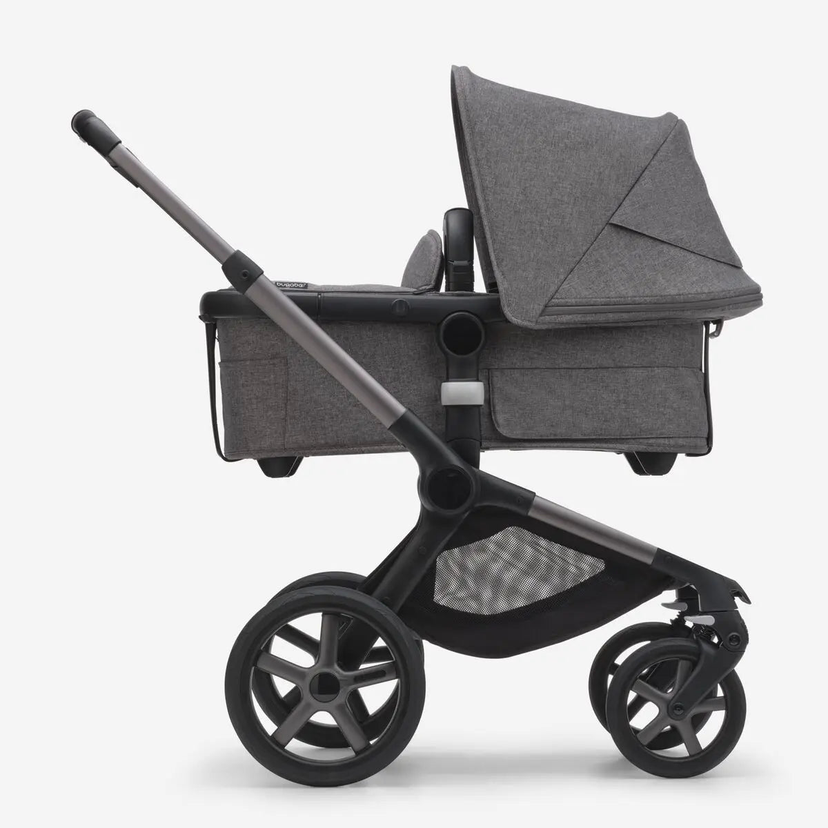 Bugaboo Fox 5 carrycot and seat pushchair Grey Melange