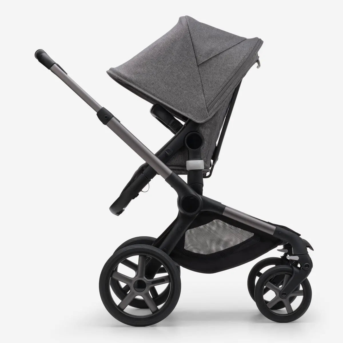 Bugaboo Fox 5 carrycot and seat pushchair Grey Melange