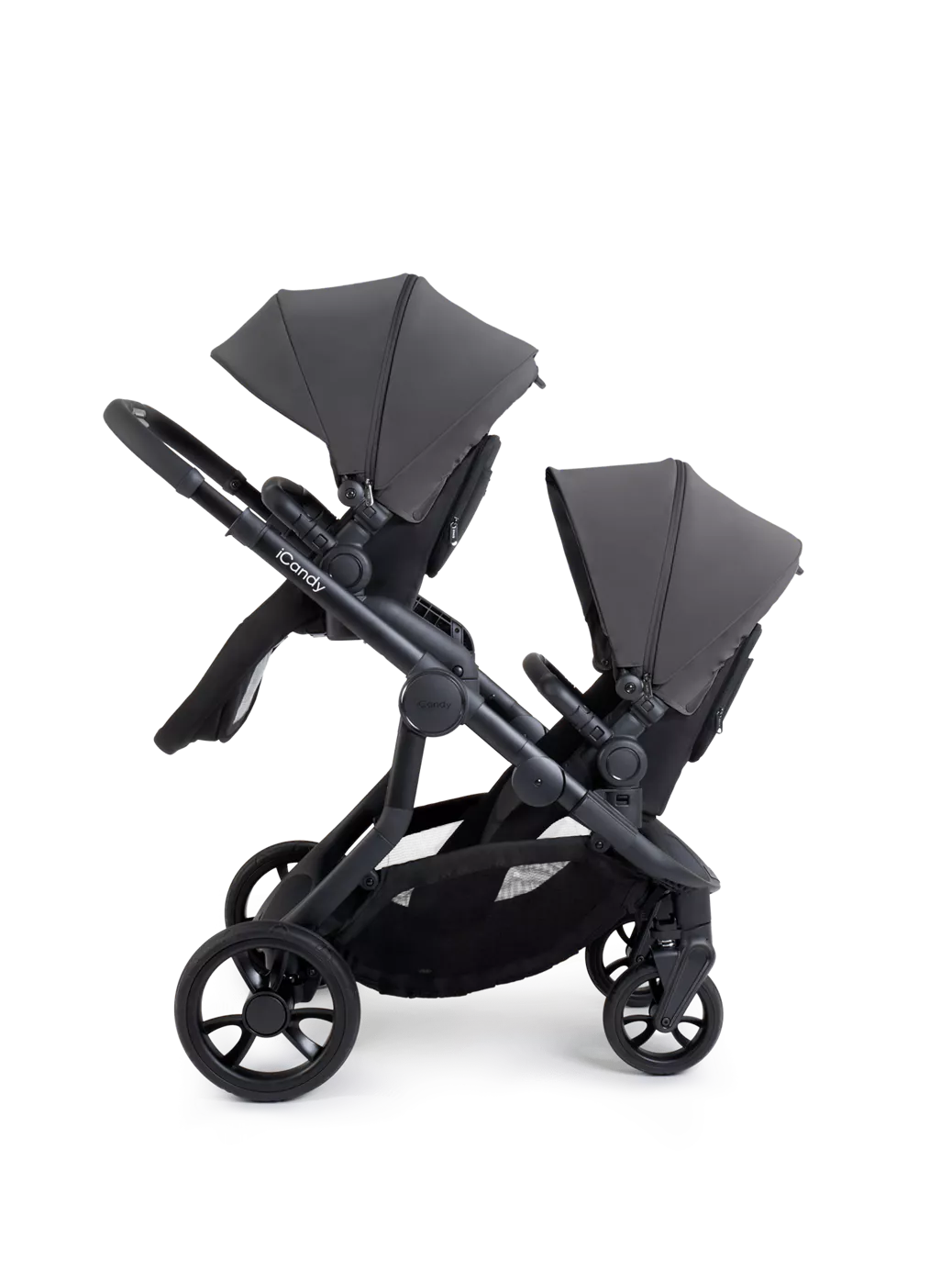 Orange 4 Twin Pushchair Bundle Jet Fossil