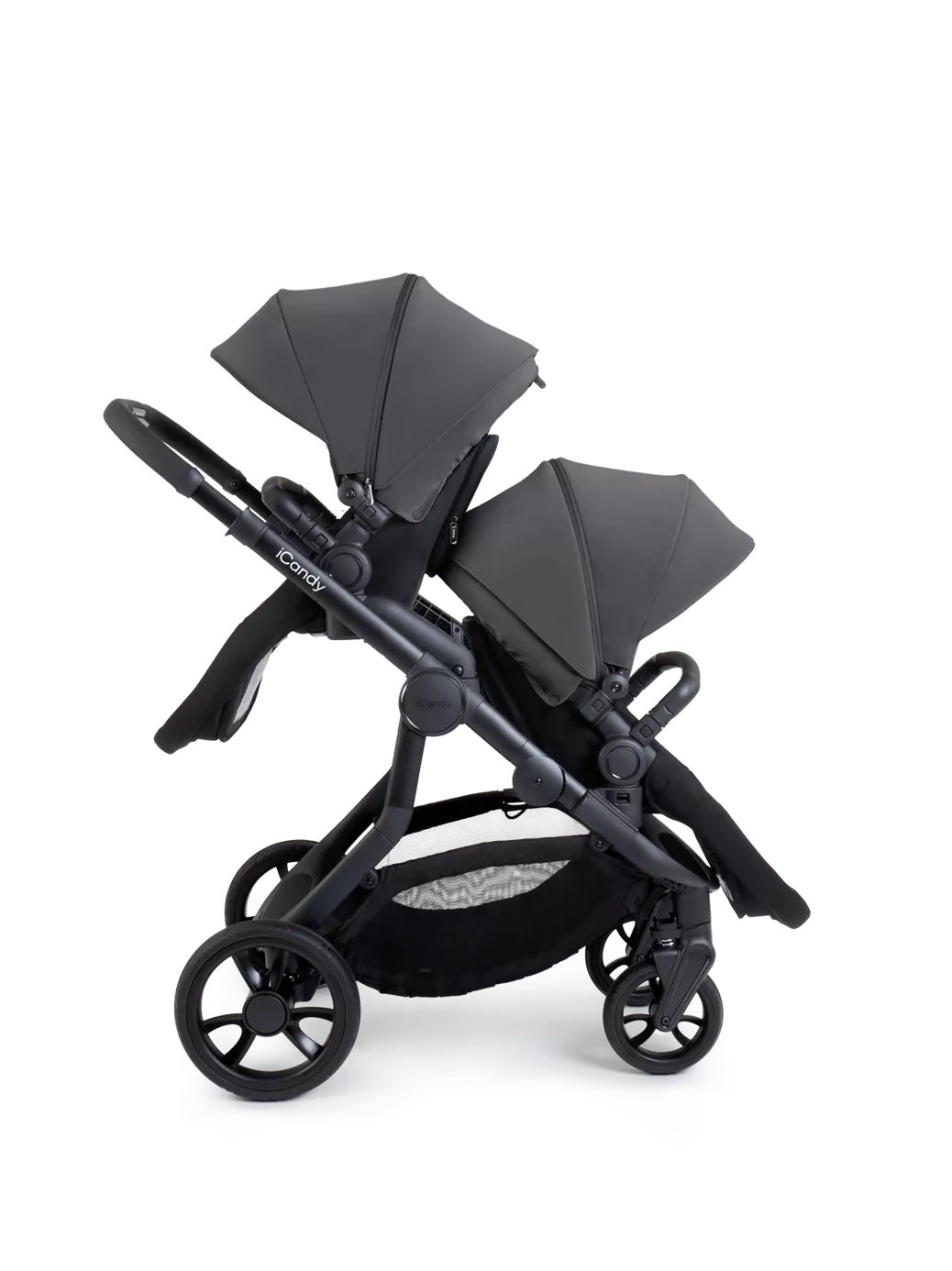 Orange 4 Twin Pushchair Bundle Jet Fossil
