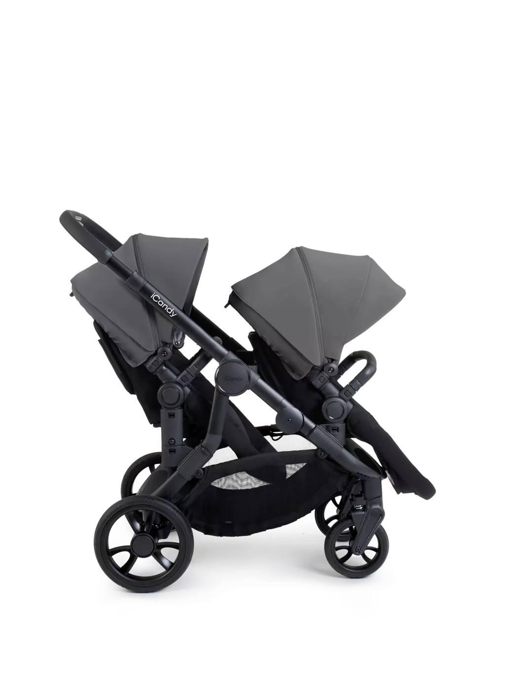 Orange 4 Twin Pushchair Bundle Jet Fossil