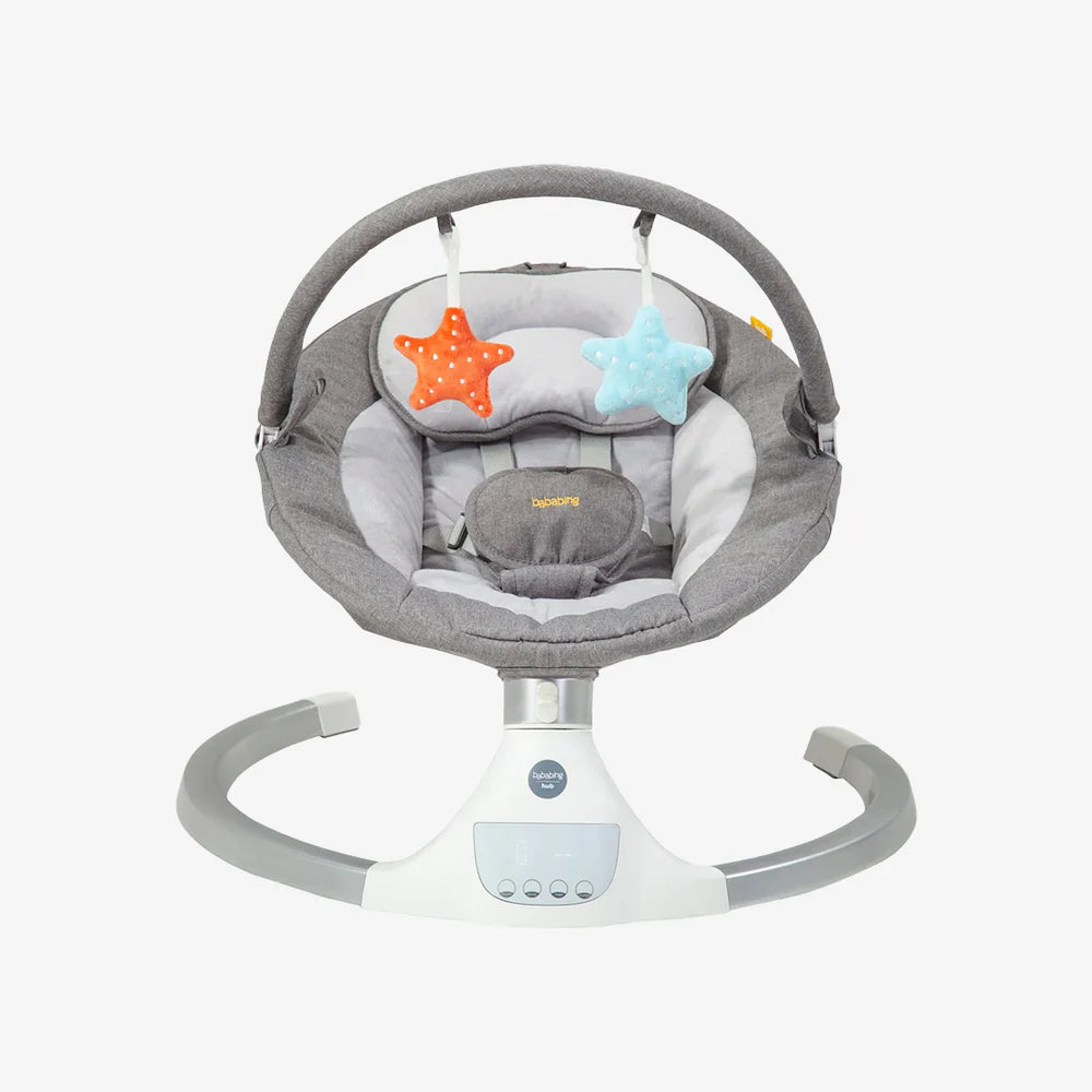 Bababing 18pc Raffi MKII Travel, Home & Feeding Bundle with spin car seat & Isofix base - Minky