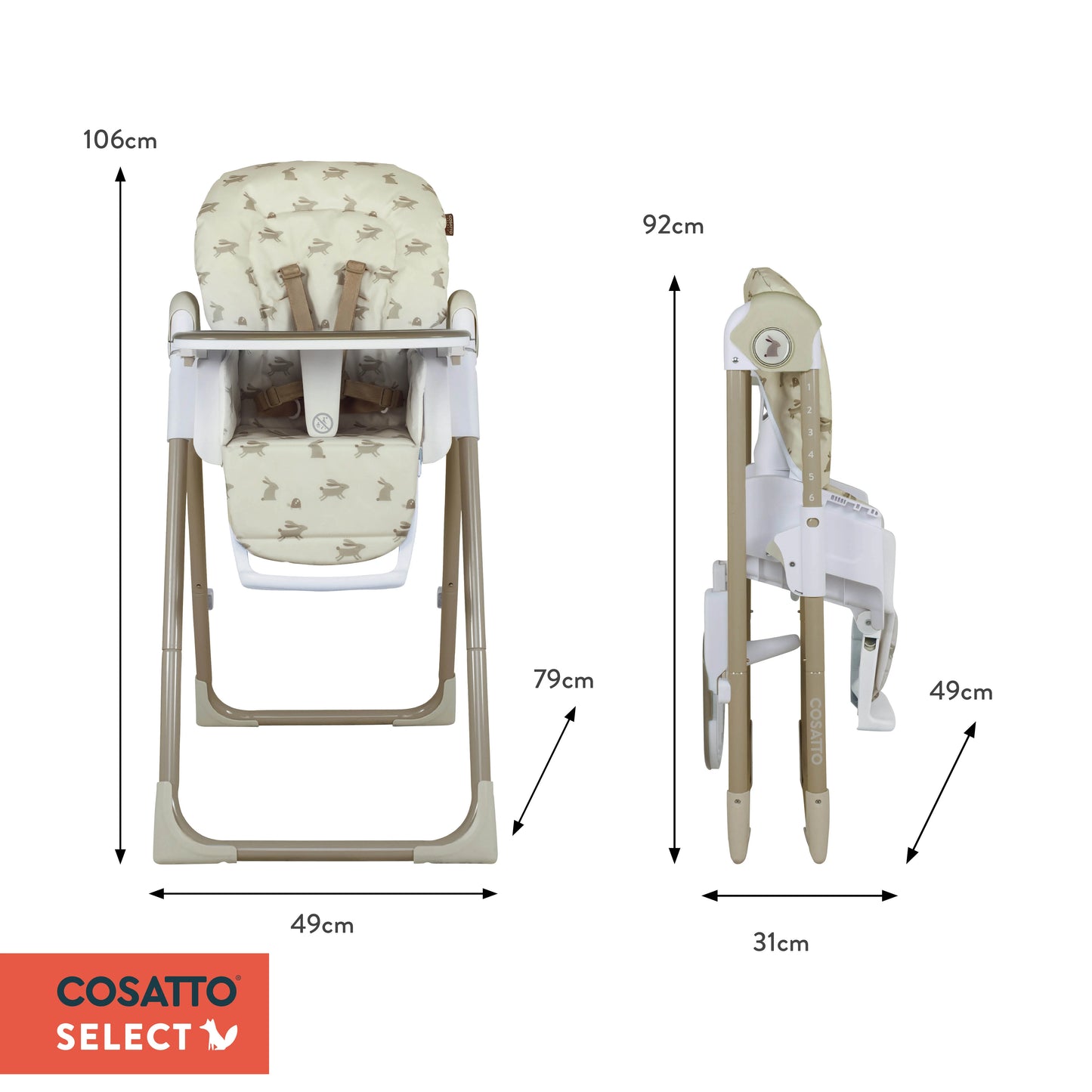 Cosatto Pip 0+ Highchair Lollop