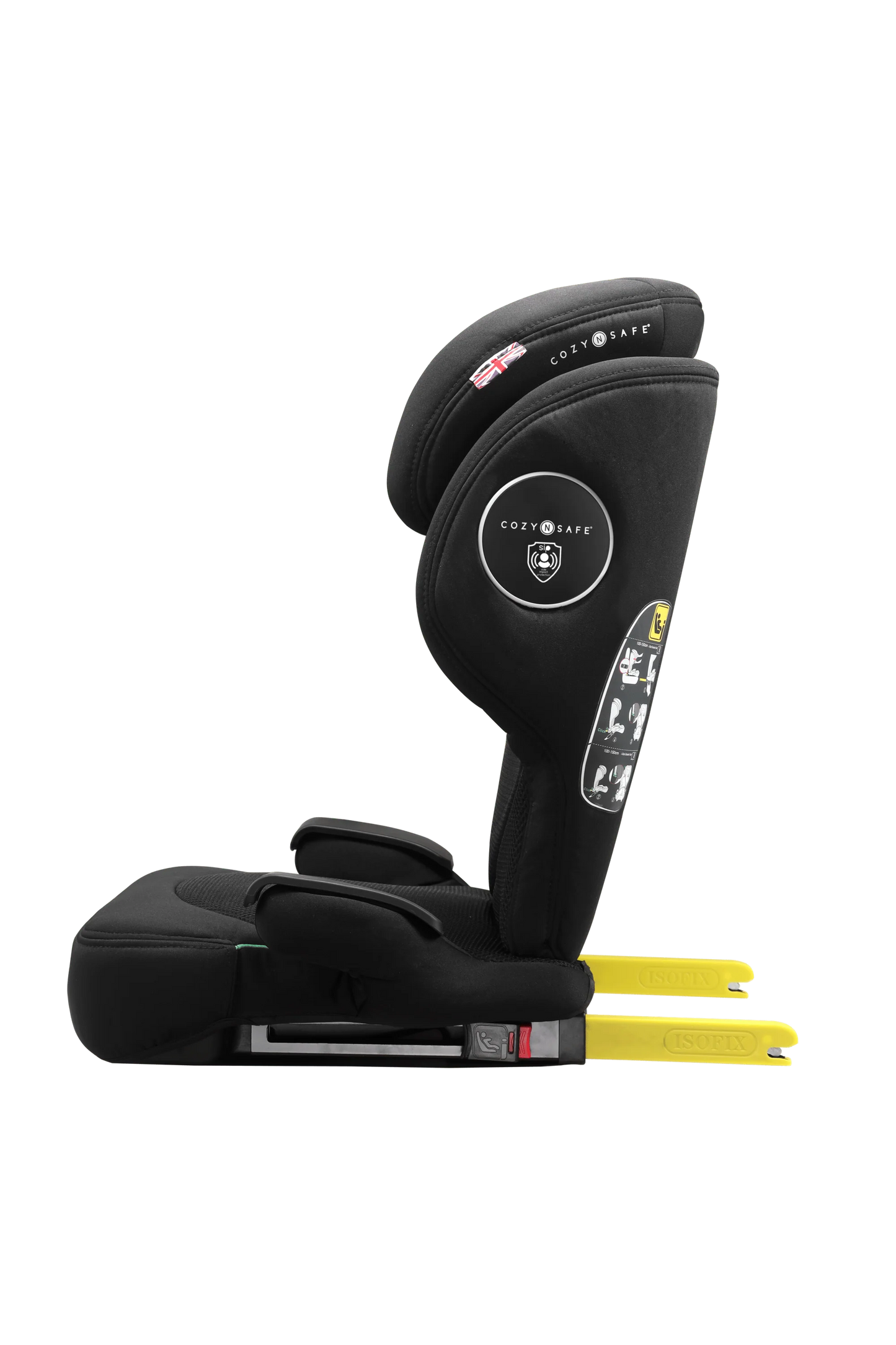 Cozy N Safe K2 i-Size High Backed Booster Seat - Onyx
