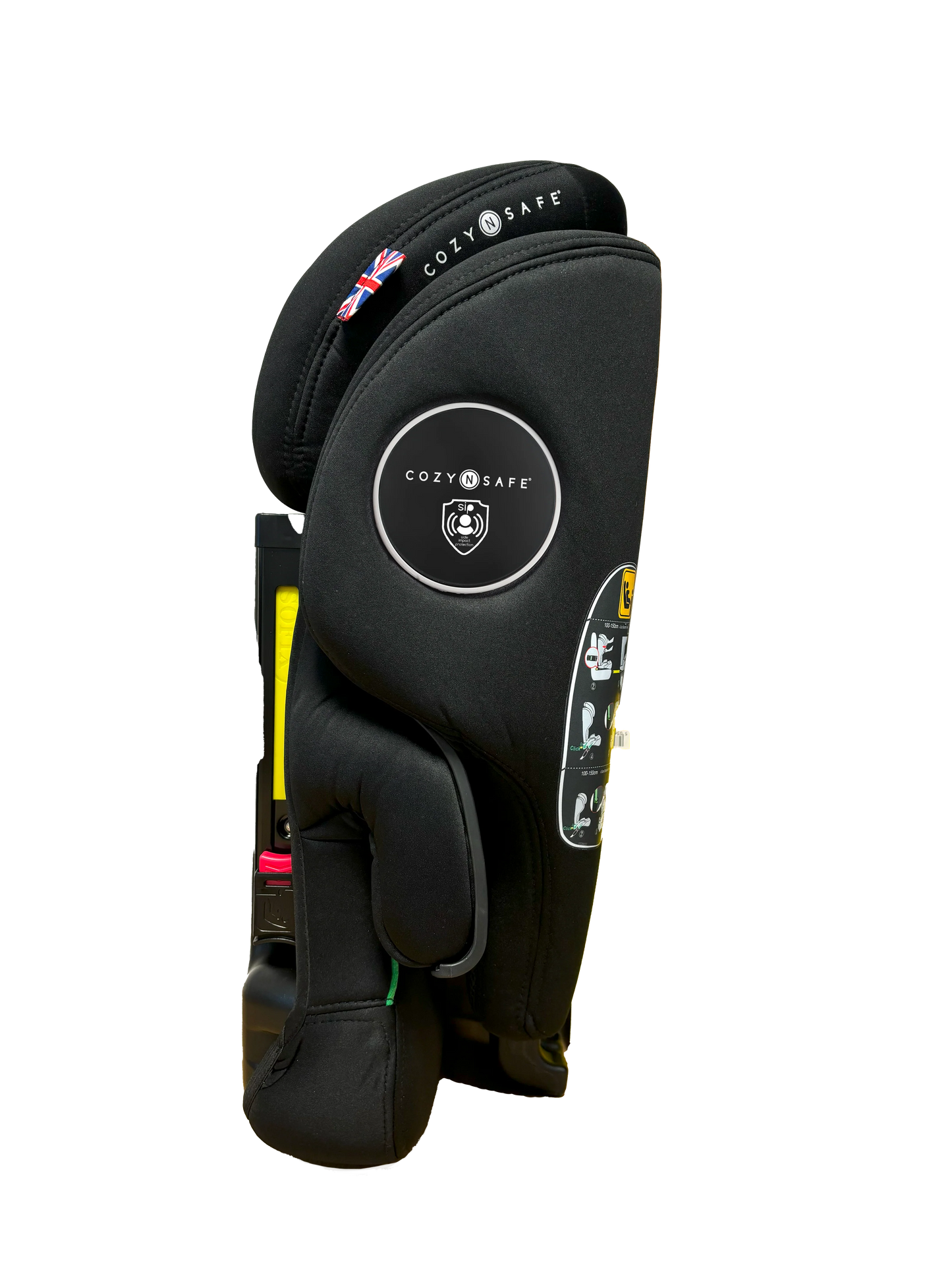 Cozy N Safe K2 i-Size High Backed Booster Seat - Onyx