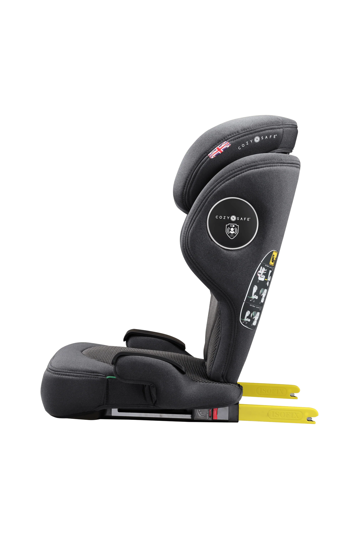Cozy N Safe K2 i-Size High Backed Booster Seat - Onyx