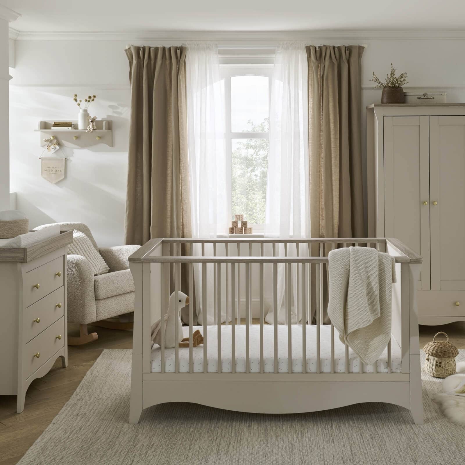 Clara Piece Nursery Furniture Set Cashmere Ash – Jolly Tots