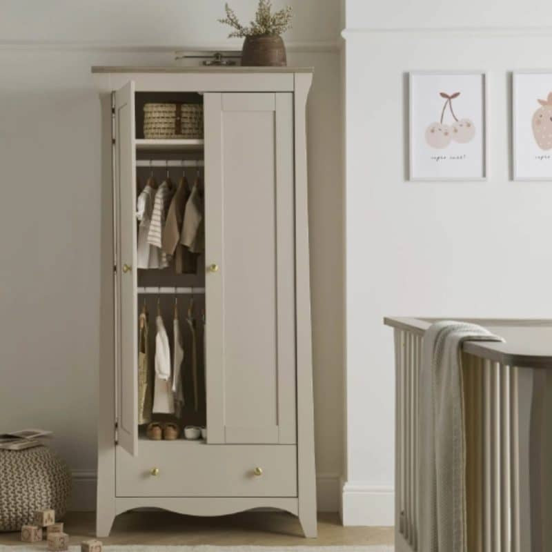 Clara 3 Piece Nursery Furniture Set - Cashmere & Ash