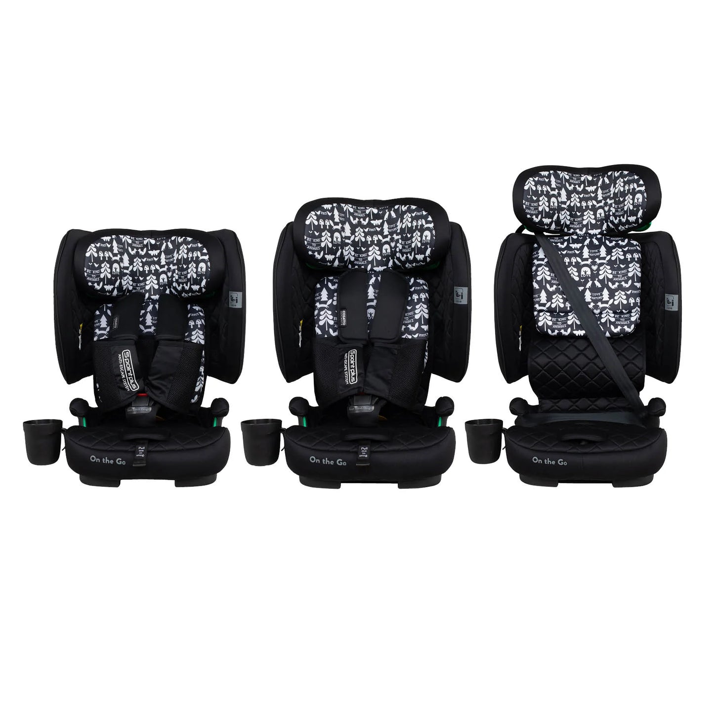 Cosatto On The Go i-Size Travel Car Seat Silhouette Pre Order April Delivery