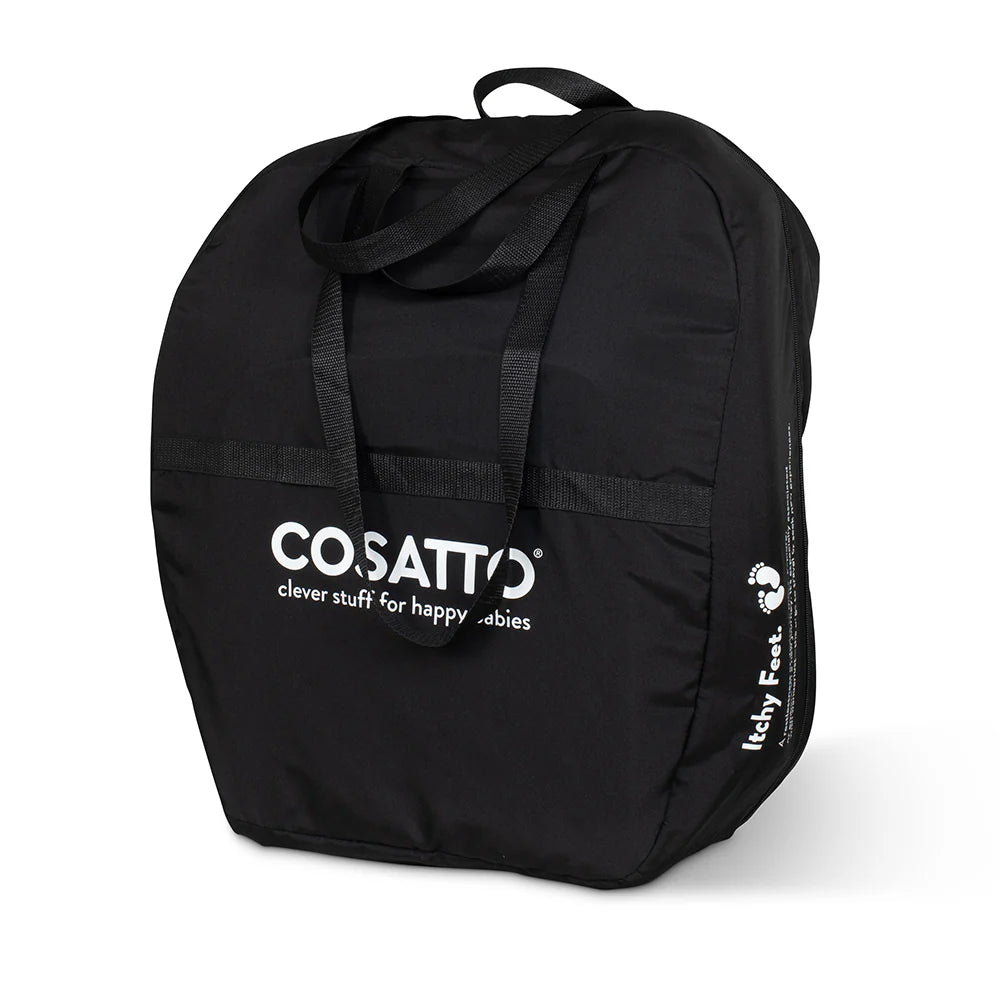 Cosatto On The Go i-Size Travel Car Seat Itchy Feet Sky Pre Order April Delivery