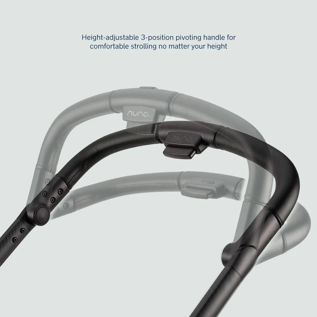 Nuna Swiv Stroller and Carrycot - Caviar Ex display