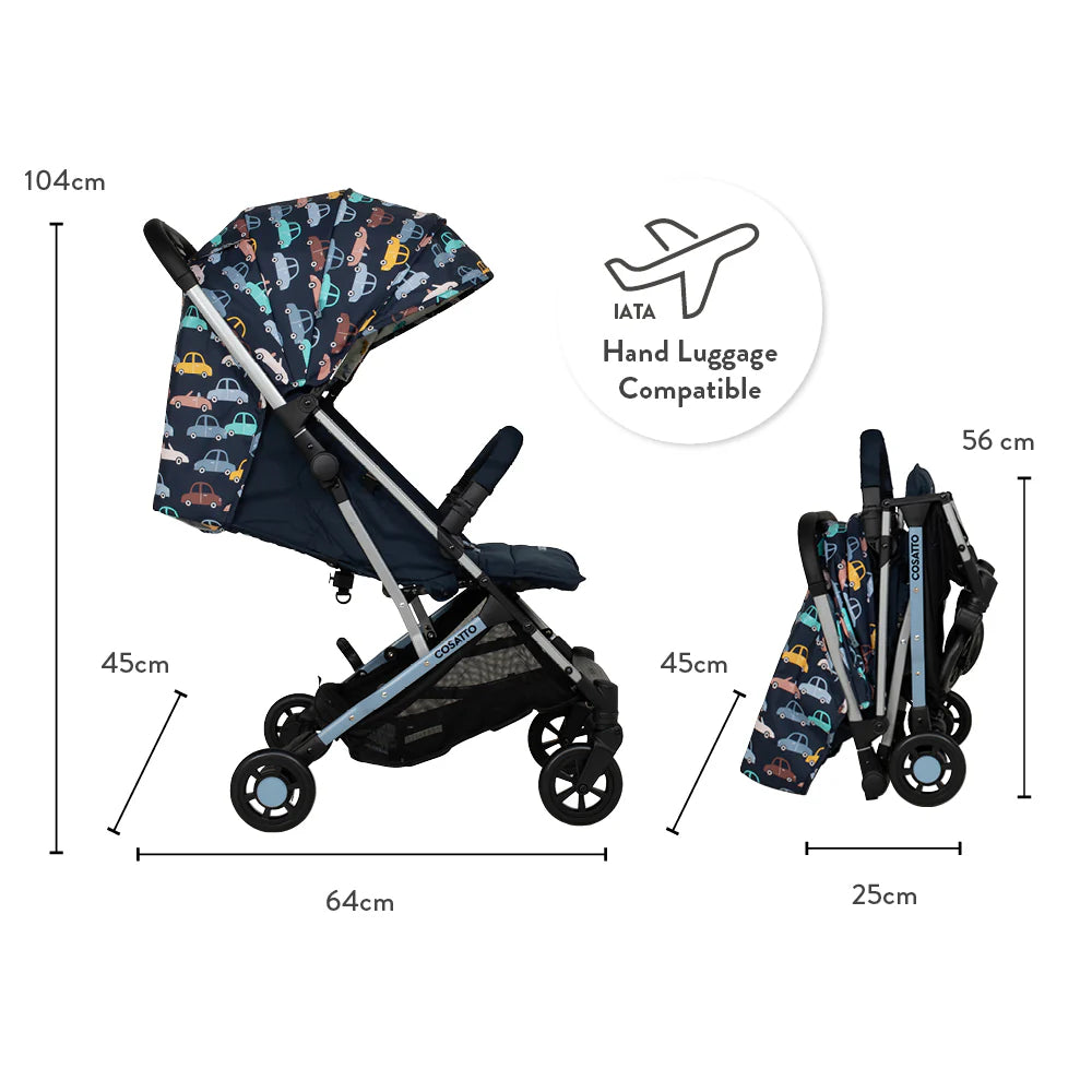 Cosatto Yo! Stroller Beep Beep Pre Order Mid March Delivery