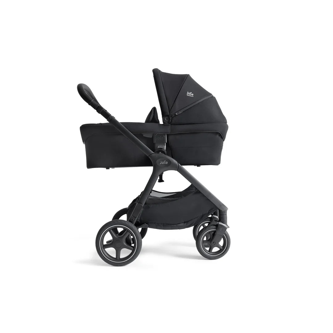 Joie Baby Finiti Pushchair, Ramble XL Carrycot, i-Level Pro Car Seat and i-Base Encore Bundle, Eclipse