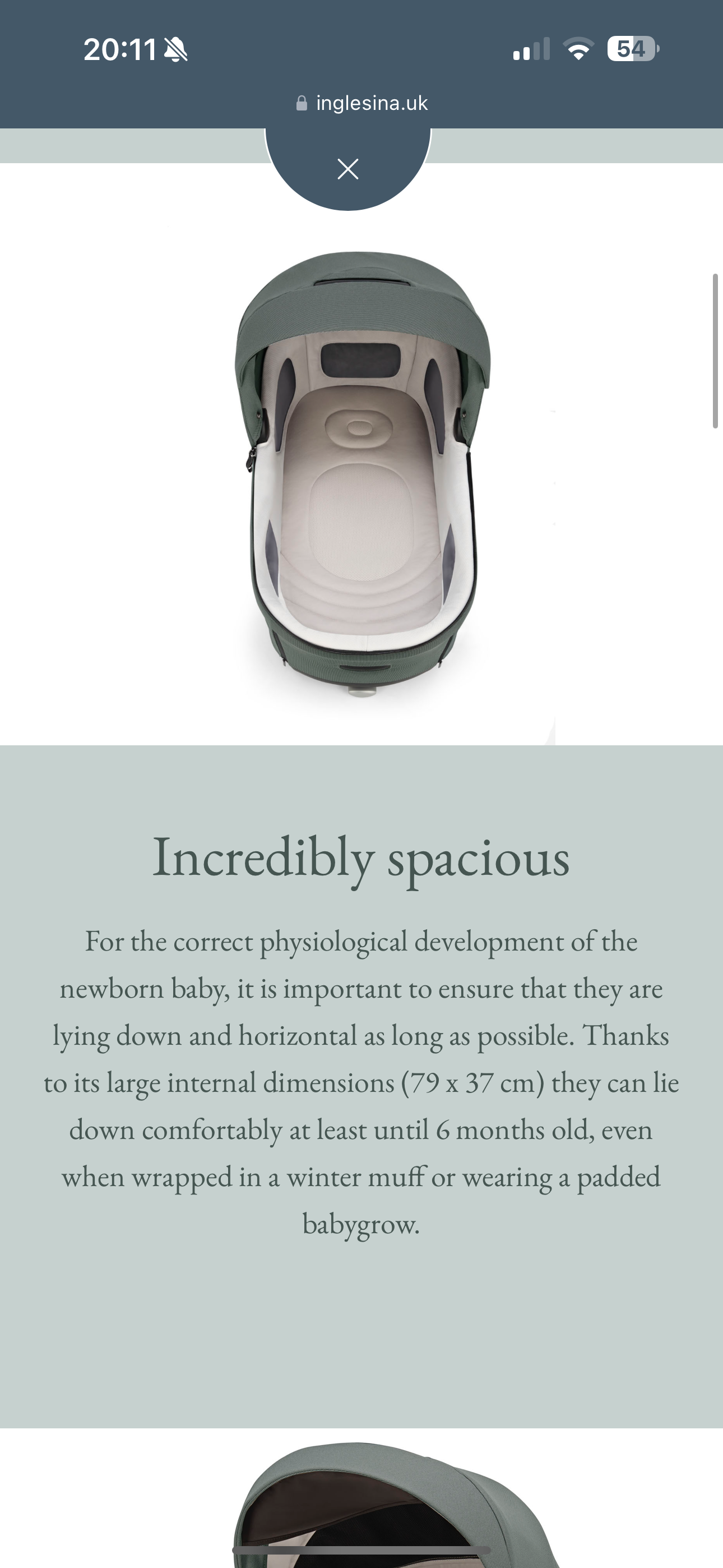 Inglesina Aptica XT Duo Taiga Green 2025 Model