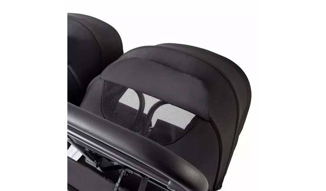 Redkite Push Me Duet Twin Pushchair - Black