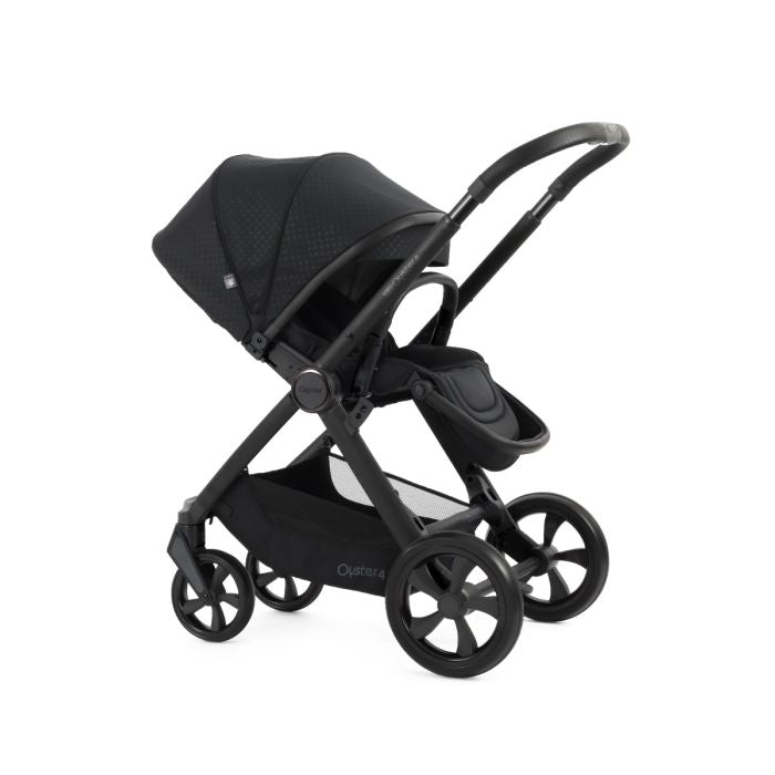 BabyStyle Oyster4 Pushchair Ultimate 12 Piece Bundle with Cybex Cloud T i-Size Car Seat and Base - Raven *Message us to check availability