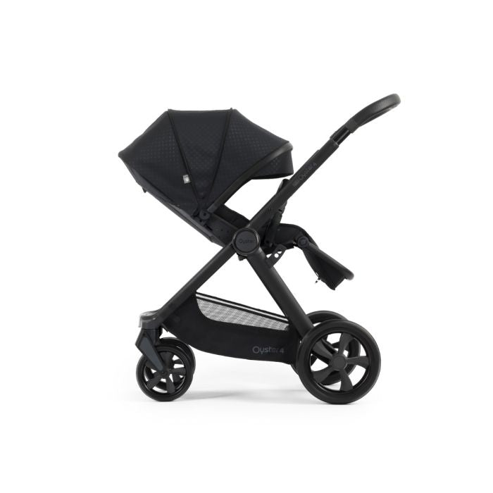 BabyStyle Oyster4 Pushchair Ultimate 12 Piece Bundle with Cybex Cloud T i-Size Car Seat and Base - Raven *Message us to check availability