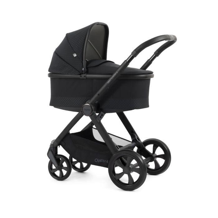 BabyStyle Oyster4 Pushchair Ultimate 12 Piece Bundle with Cybex Cloud T i-Size Car Seat and Base - Raven *Message us to check availability