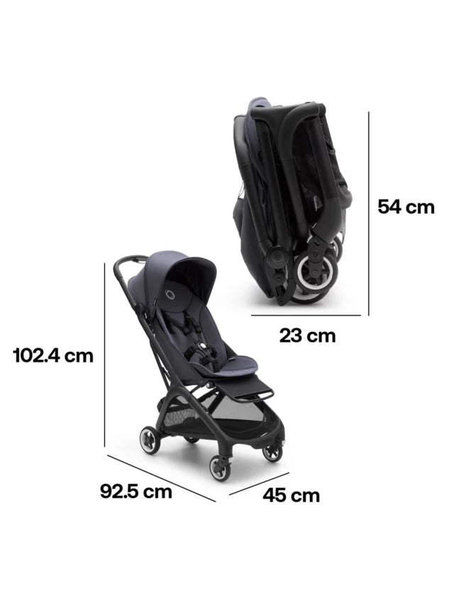Bugaboo Butterfly Stormy Blue FREE Travel Bag