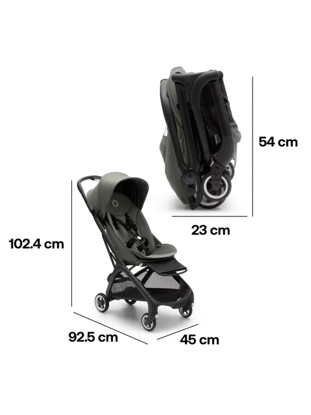 Bugaboo Butterfly Forest Green FREE Travel Bag
