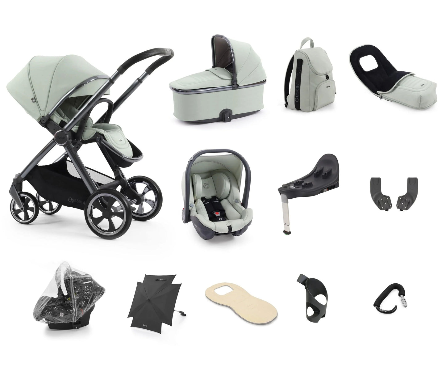 Babystyle Oyster 4 Bundle 12 Piece - Pistachio Ultimate Pre Order April Delivery