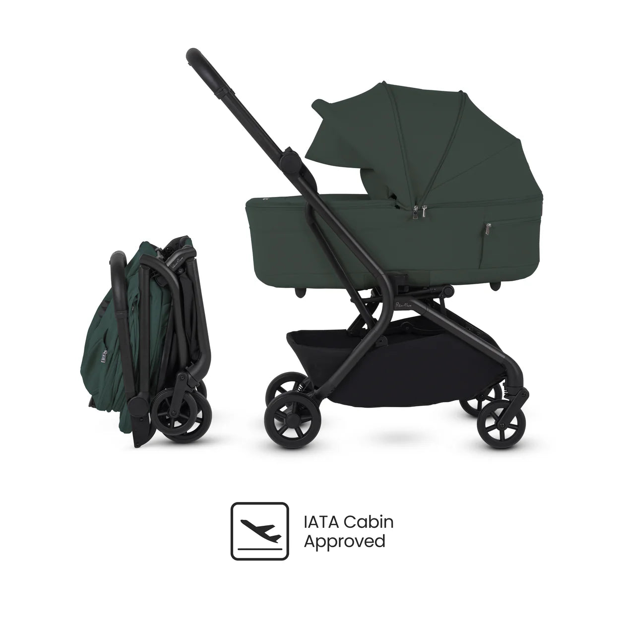 Silver Cross Nia Compact Travel System with Accessory Pack (12 Piece) Confier Pre Order End Of November Delivery